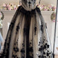 Rotes wunderschönes, exquisites, süßes Blumenapplikations-Langtüll-Ballkleid-Abendkleid-Brautkleid gh3345