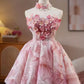Rosa flauschiges süßes Mädchen kurzes Ballkleid Homecoming-Kleid Party Geburtstagsparty Tube Top Prinzessinnenkleid gh4605
