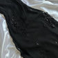 Wunderschönes, exquisites, elegantes, mit Perlen besetztes, langes Chiffon-Ballkleid mit Rüschen, Abendkleid, Partykleid gh3514