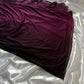 Charmantes tiefviolettes glänzendes, modisches, elegantes Trägerkleid aus langem Chiffon, Abendkleid, Partykleid gh3593