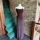 Burgundy Black Retro Fashion Shiny Elegant Spaghetti Strap Long Sequined Ball Gown Evening Dress Birthday Party Dress Prom Dress gh3955