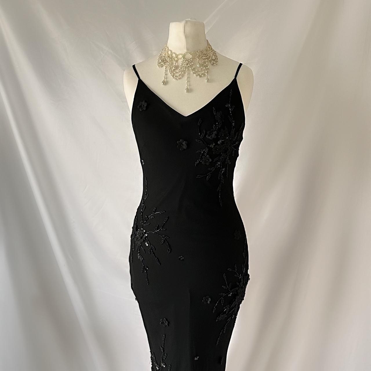 Wunderschönes, exquisites, elegantes, mit Perlen besetztes, langes Chiffon-Ballkleid mit Rüschen, Abendkleid, Partykleid gh3514