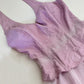 Rosa Glitzer Bustier Perlen Langes Tüll Satin Ballkleid Abendkleid gh4592