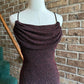 Burgundy Black Retro Fashion Shiny Elegant Spaghetti Strap Long Sequined Ball Gown Evening Dress Birthday Party Dress Prom Dress gh3955