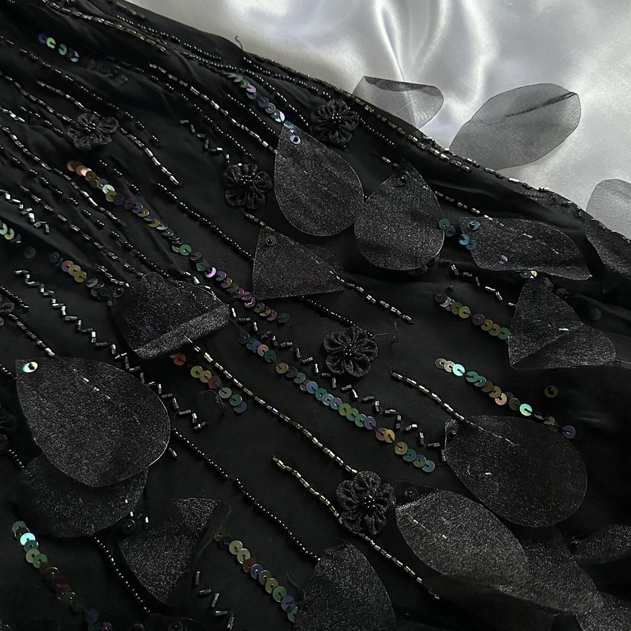 Schwarzes, glänzendes, elegantes, langes Ballkleid mit Spaghettiträgern und Pailletten, Ballkleid, Abendkleid, Partykleid, gh3142