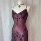 Robe de bal de fin d'année rose et marron, en mousseline de soie, à fleurs, longue ou courte, tenue de soirée, gh4619
