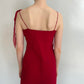 Robe de soirée longue en mousseline de soie rouge élégante et tendance, robe de bal formelle, robe de soirée gh4904