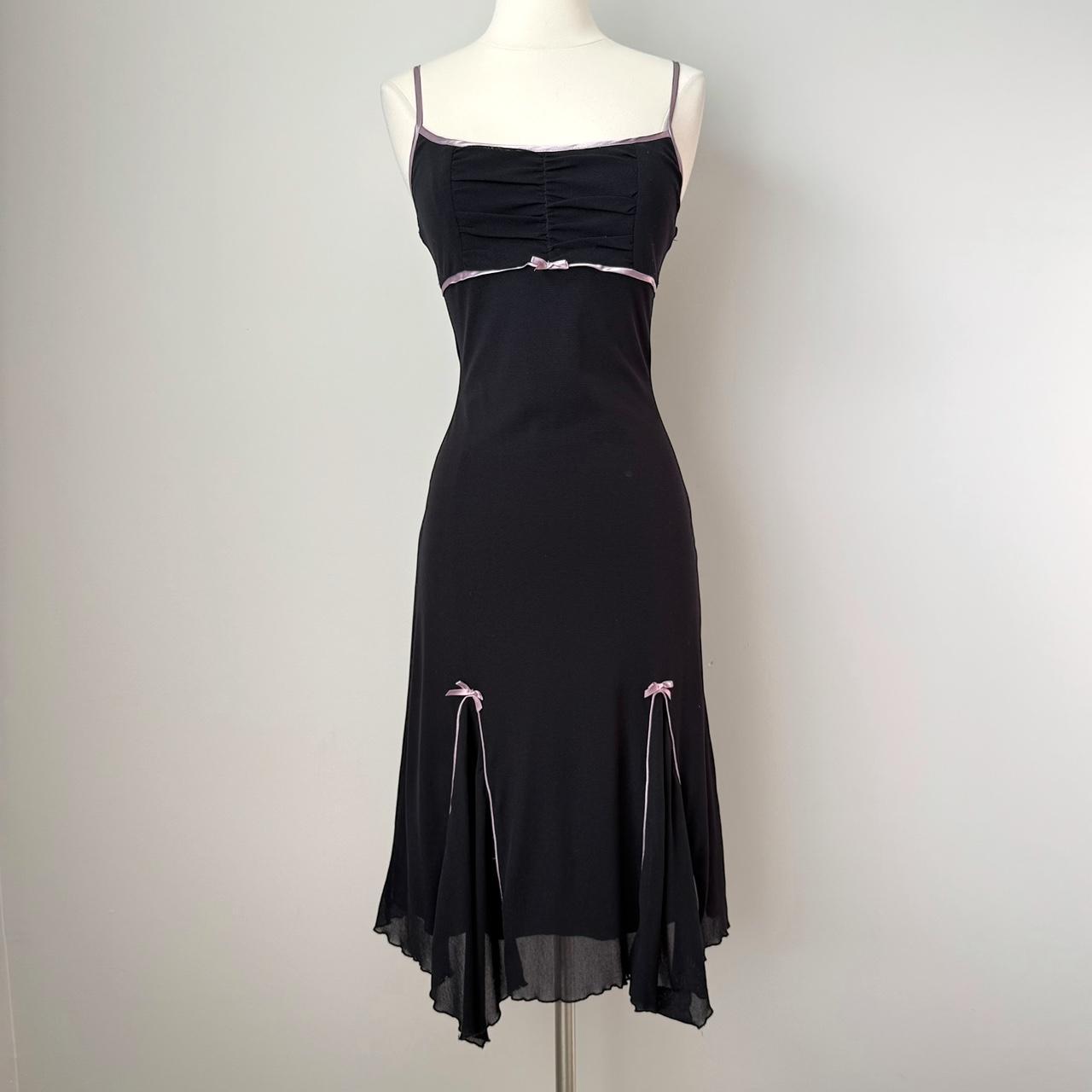Robe de soirée en mousseline de soie, noire, vintage, élégante, rose, bretelles spaghetti, courte ou longue, pour femme, tenue de bal, gh4127