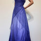 Girlhomeshops – Lila glänzendes, modisches, bodenlanges Ballkleid mit Farbverlauf und Tube-Top, Abschlussballkleid, gh5514