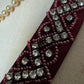 Girlhomeshops--Vintage Burgundy wine red long satin fairy dress prom dress gh5542