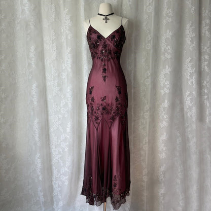 Robe de bal de fin d'année rose et marron, en mousseline de soie, à fleurs, longue ou courte, tenue de soirée, gh4619