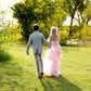 Rosa trägerloses, exquisites Meerjungfrau-Abendkleid mit Applikationen aus Tüll, lang, Ballkleid, Abendkleid gh3002