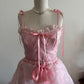 Robe rose à volants en cascade, élégante et mignonne, courte ou longue, à bretelles spaghetti, en satin et tulle, robe de bal, robe de soirée, robe de soirée, gh4178