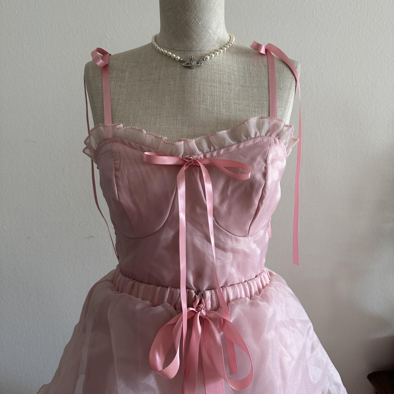 Robe rose à volants en cascade, élégante et mignonne, courte ou longue, à bretelles spaghetti, en satin et tulle, robe de bal, robe de soirée, robe de soirée, gh4178