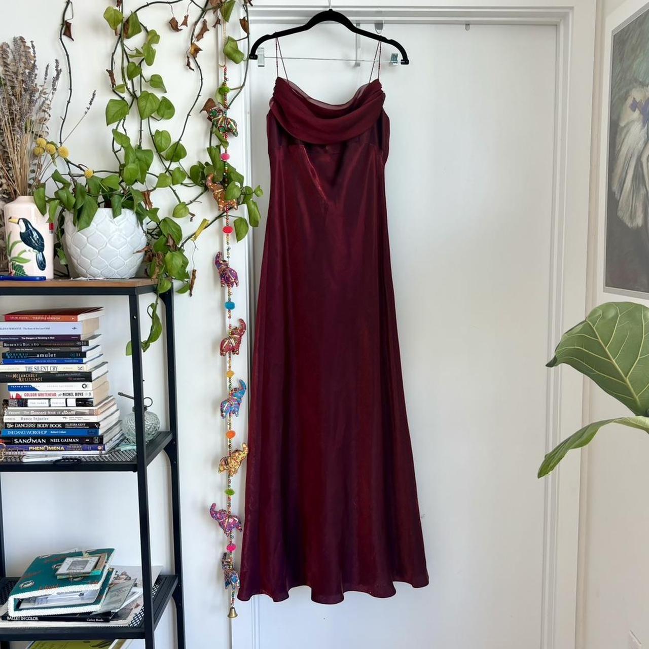 burgundy vintage prom dress Vintage Long Sleeve Burgundy Velvet Prom Dress