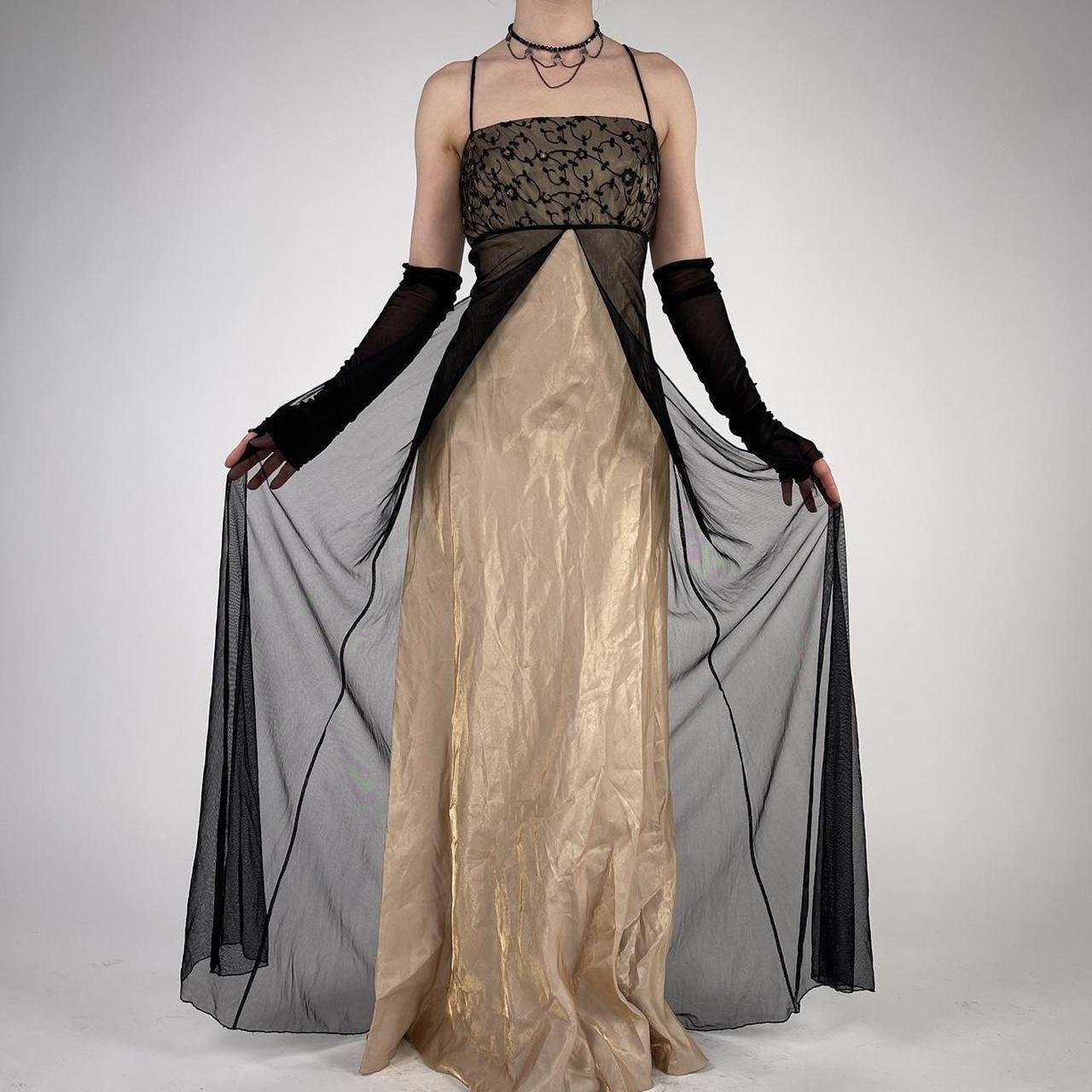 Girlhomeshops - Robe de soirée longue en satin marron à perles exquises gh5503