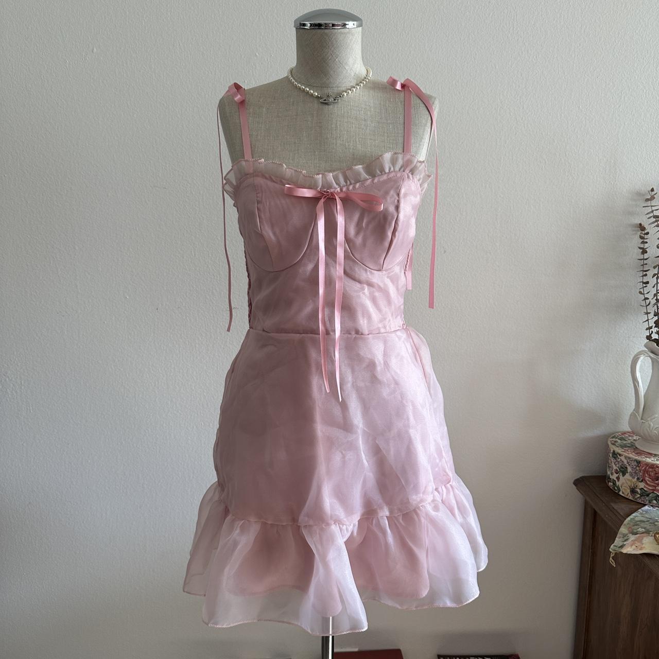 Robe rose à volants en cascade, élégante et mignonne, courte ou longue, à bretelles spaghetti, en satin et tulle, robe de bal, robe de soirée, robe de soirée, gh4178