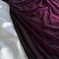 Charmantes tiefviolettes glänzendes, modisches, elegantes Trägerkleid aus langem Chiffon, Abendkleid, Partykleid gh3593