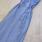 girlhomeshops--Blue Fashion Suspenders Exquisite Beading Beautiful Open Back Slit Chiffon Ball Gown Long Evening Dress gh5611