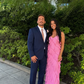 Pink Spaghetti Straps Fashion Elegant Long Chiffon Ruffle Ball Gown Evening Dress Party Dress gh3253