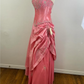 Pink Gorgeous Sparkling Exquisite Delicate Beading Long Satin Ball Gown Evening Dress Party Dress Prom Dress gh3584