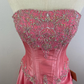 Pink Gorgeous Sparkling Exquisite Delicate Beading Long Satin Ball Gown Evening Dress Party Dress Prom Dress gh3584