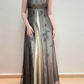 Brown Elegant Fashion Exquisite Spaghetti Strap Long Tulle Ball Gown Evening Dress Party Dress Prom Dress gh3590