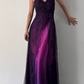 Lila Elegante Mode Exquisite Strap Lange Tüll Ballkleid Abendkleid Partykleid Ballkleid gh3589