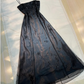 Silver Black Delicate Beaded Long Tulle Elegant Ball Gown Evening Dress Formal Birthday Party Dress Prom Dress gh3613