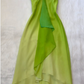 Green Fashion gradient Elegant Fairy Refreshing Long Chiffon Ball Dress Evening Dress Seaside Vacation Birthday Party Dress Ball Dress gh3757
