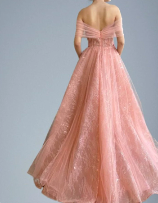 Weg von der Schulter-Schatz-3D-Blumen-Falten-Spitze-Taschen-Tüll-Abschlussball-Kleid-formalen Hochzeitsfest-Kleidern gh2189