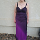 Purple Shiny Fashion Gradient Elegant Long Chiffon Ball Gown Evening Dress Birthday Party Dress Fairy Dress Homecoming Dress Wedding Guest Dress Prom Dress gh3811