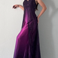 Purple Shiny Gorgeous Elegant Fashion Gradient Exquisite Beading Long Tulle Satin Ball Gown Evening Dress Party Dress Prom Dress gh3875