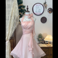 Rosa Süßes Elegantes Kurzes Chiffon Homecoming Kleid Ballkleid Abendkleid Partykleid gh4155