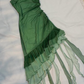 Green shiny ruffle chiffon homecoming dress fashion birthday party dress gh4814