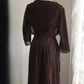 Braunes Chiffon-Kleid mit glänzenden Perlen, für den Heimkehr, modisches Geburtstagspartykleid, Abendkleid gh4815