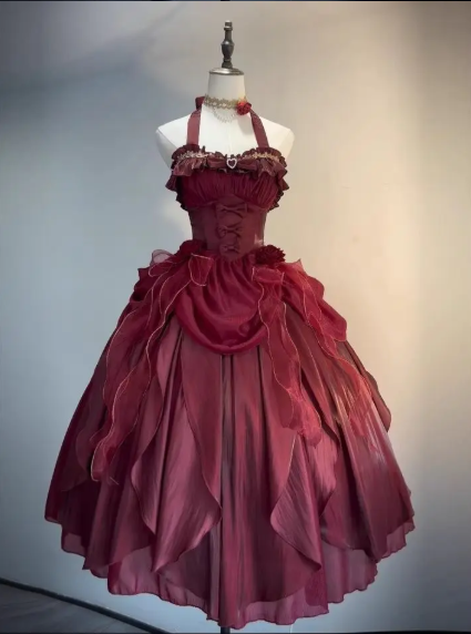 Robe de soirée courte en tulle bordeaux, jolie et mignonne, robe de bal, robe d'anniversaire, gh4909