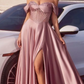 Off-the-Shoulder Beadings Sweetheart Meerjungfrau Abendkleid Split gh632