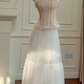 Girlhomeshops -Pink Corset Long Chiffon Birthday Party Dress gh5099