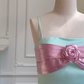 Girlhomeshops - Grünes süßes kurzes Satin-Heimkehrkleid, Geburtstagspartykleid, gh5100