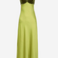 Girlhomeshops - Limettengrünes, figurbetontes, gelbgrünes, trägerloses Ballkleid, Abendkleid, Partykleid, Date-Kleid, Hochzeitsgastkleid, gh5161