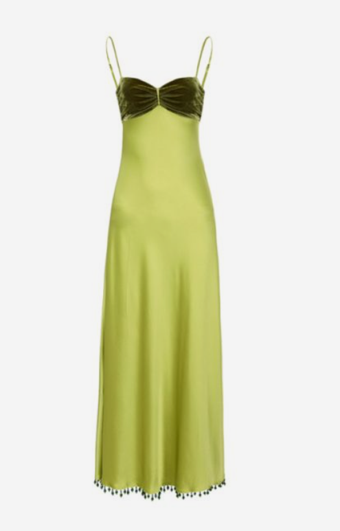 Girlhomeshops - Limettengrünes, figurbetontes, gelbgrünes, trägerloses Ballkleid, Abendkleid, Partykleid, Date-Kleid, Hochzeitsgastkleid, gh5161