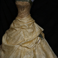 girlhomeshops-Green Field Gilded Dress Luxury Dress Unique Design Fairy Dress Ball Gown  gh5825