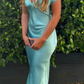 girlhomeshops-Simplicity Stilvolles, elegantes, langes, schmales Satin-Abschlussballkleid, Ballkleid gh5862