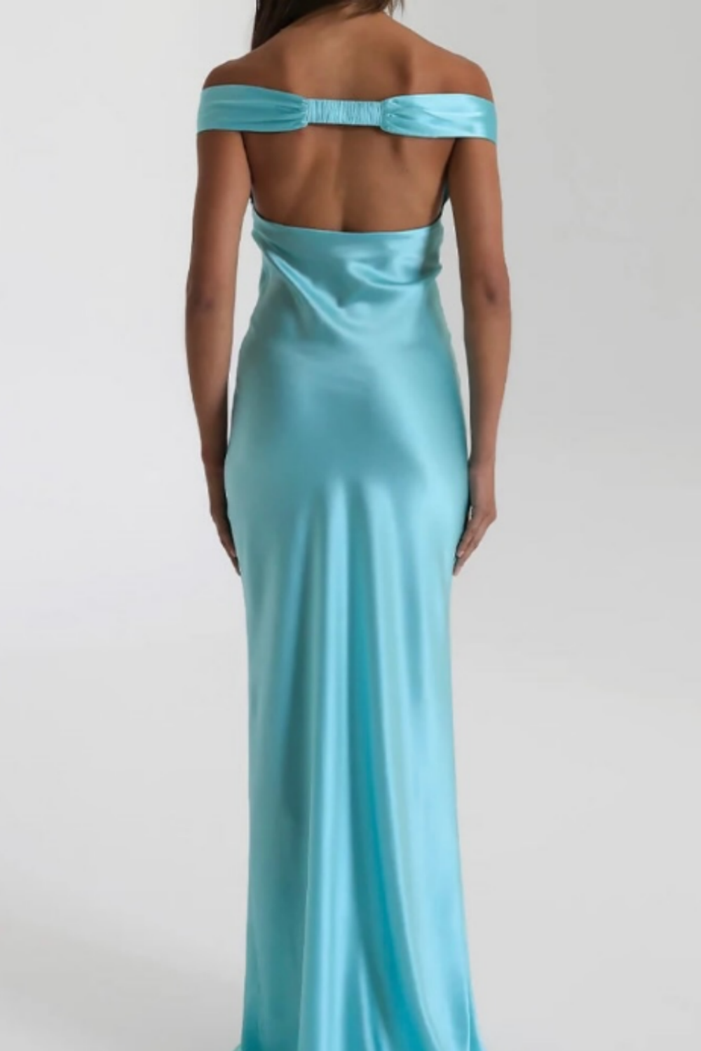 girlhomeshops-Simplicity Stilvolles, elegantes, langes, schmales Satin-Abschlussballkleid, Ballkleid gh5862