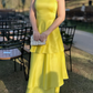 girlhomeshops-Gelb, modisch, lang, Satin, Ballkleid, schlichtes Abschlusskleid, Businesskleid, formelles Kleid, gh5863