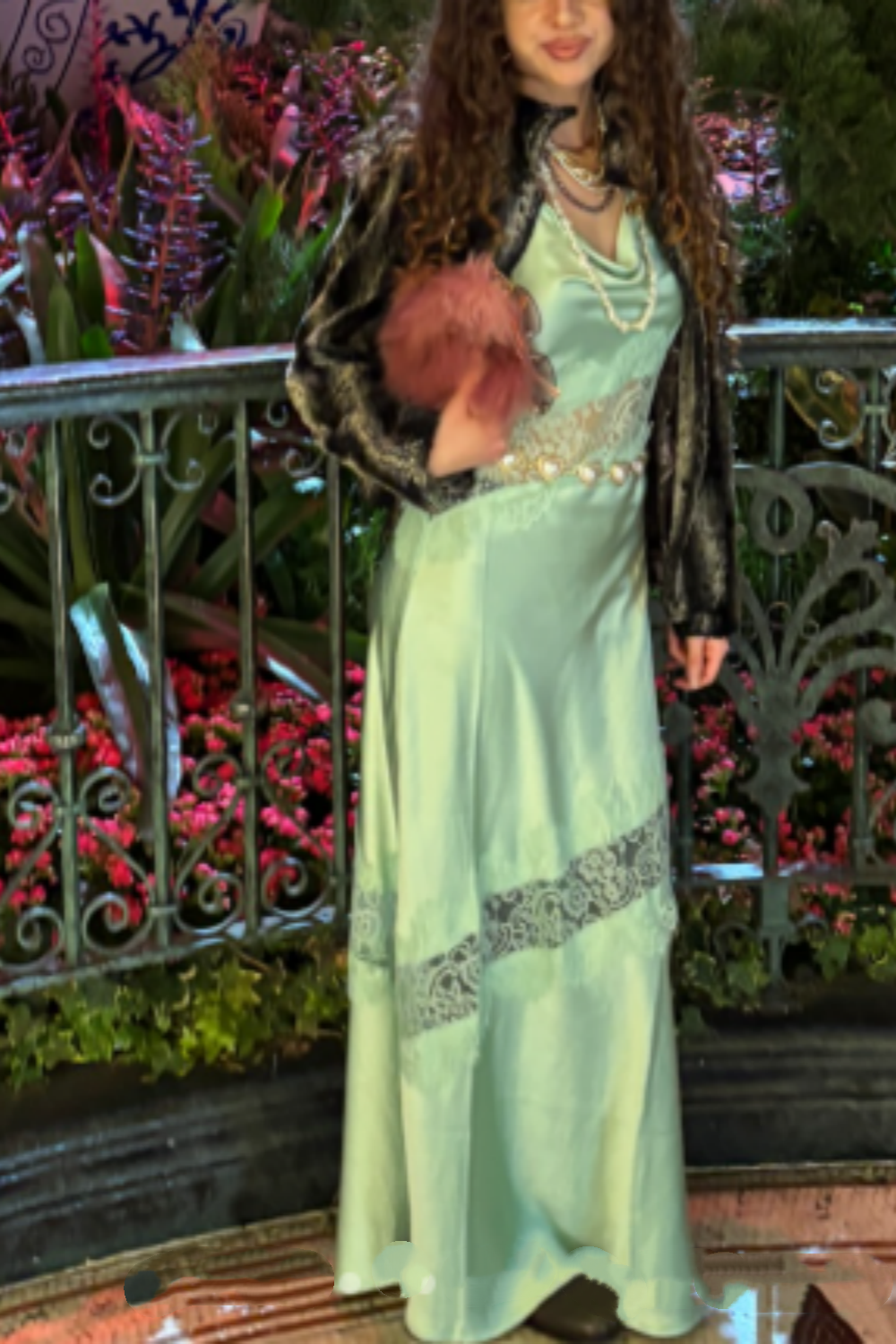 girlhomeshops-Wedding guest dress green exquisite lace long floor-length evening dress prom dress party dress gh5916