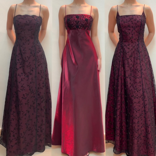girlhomeshops - Robe vintage Empire en maille perlée scintillante et exquise gh6204