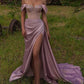Off-the-Shoulder Beadings Sweetheart Meerjungfrau Abendkleid Split gh632