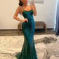 Mermaid Spaghetti Straps Sequin Prom Dress gh2699